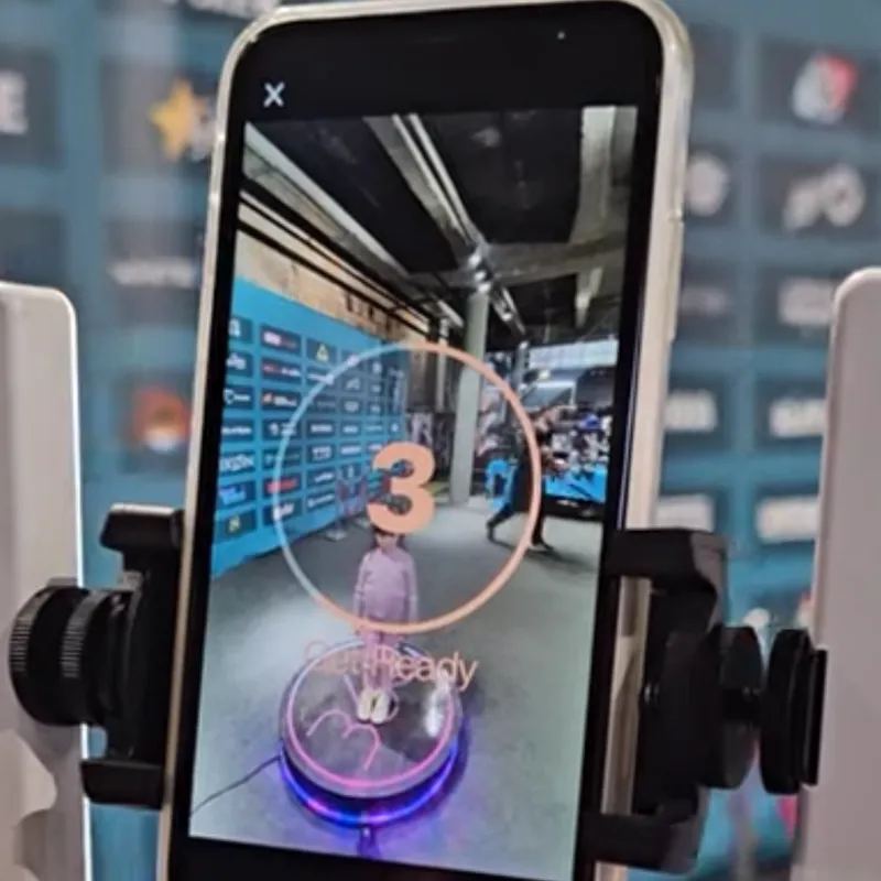 Odbrojavanje na mobitelu prije snimanja 360 videa